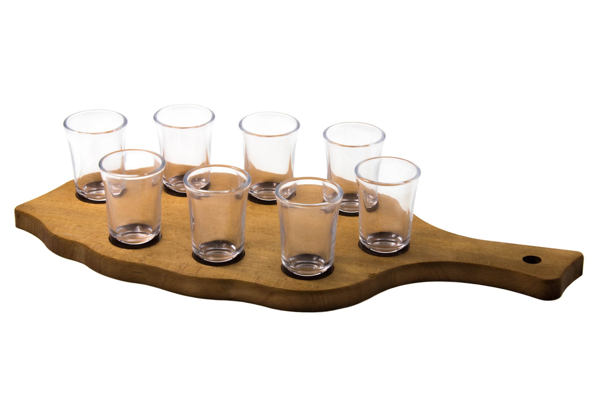 Schnapsglasträger mit Gravur