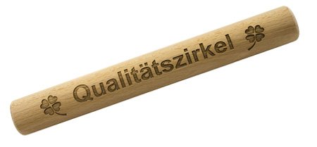 Staffelstab aus Holz gestalten