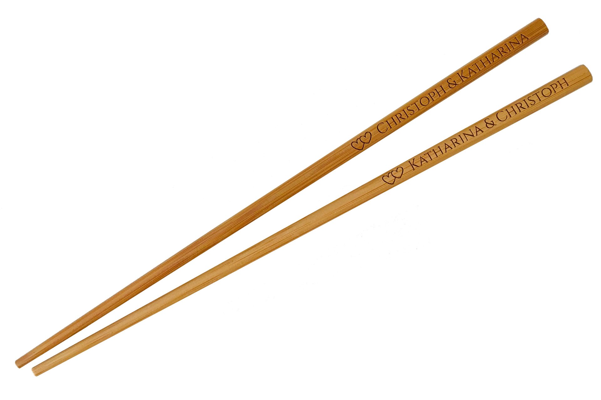 Sushi-Stäbchen gravieren | Essstäbchen aus Bambus mit eigener Gravur